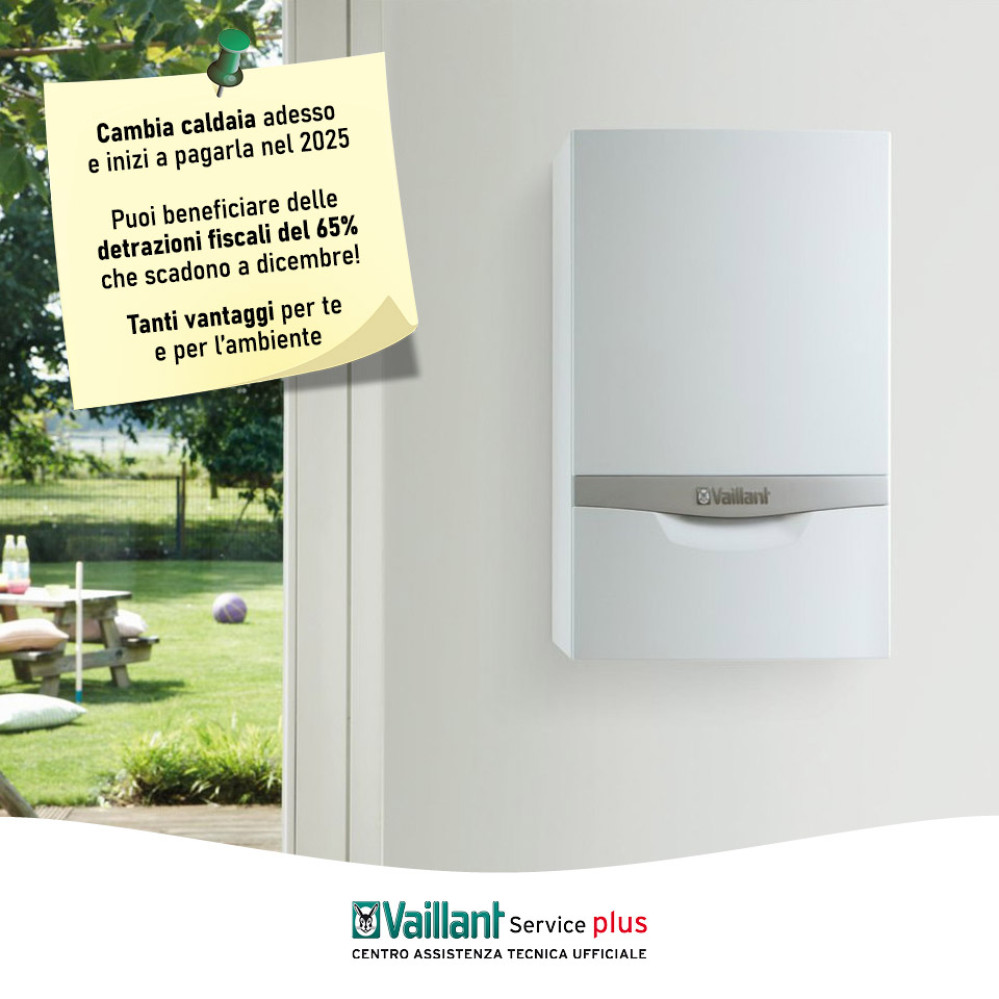 Cambia caldaia adesso e inizi a pagare nel 2025
