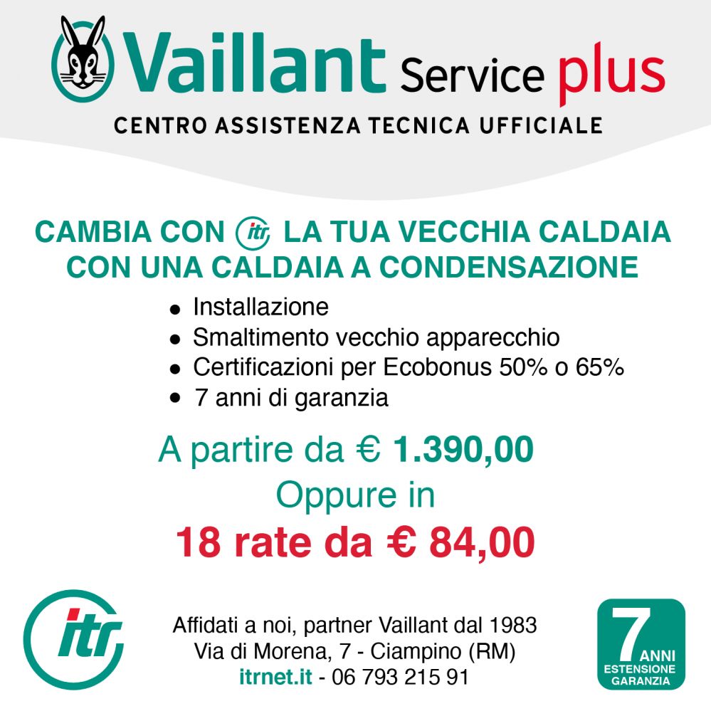 Cambia ora la tua vecchia caldaia con una a condensazione