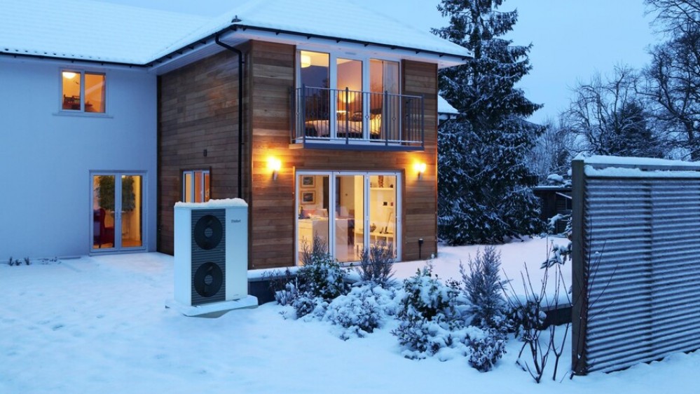 Pompa di calore per casa in montagna